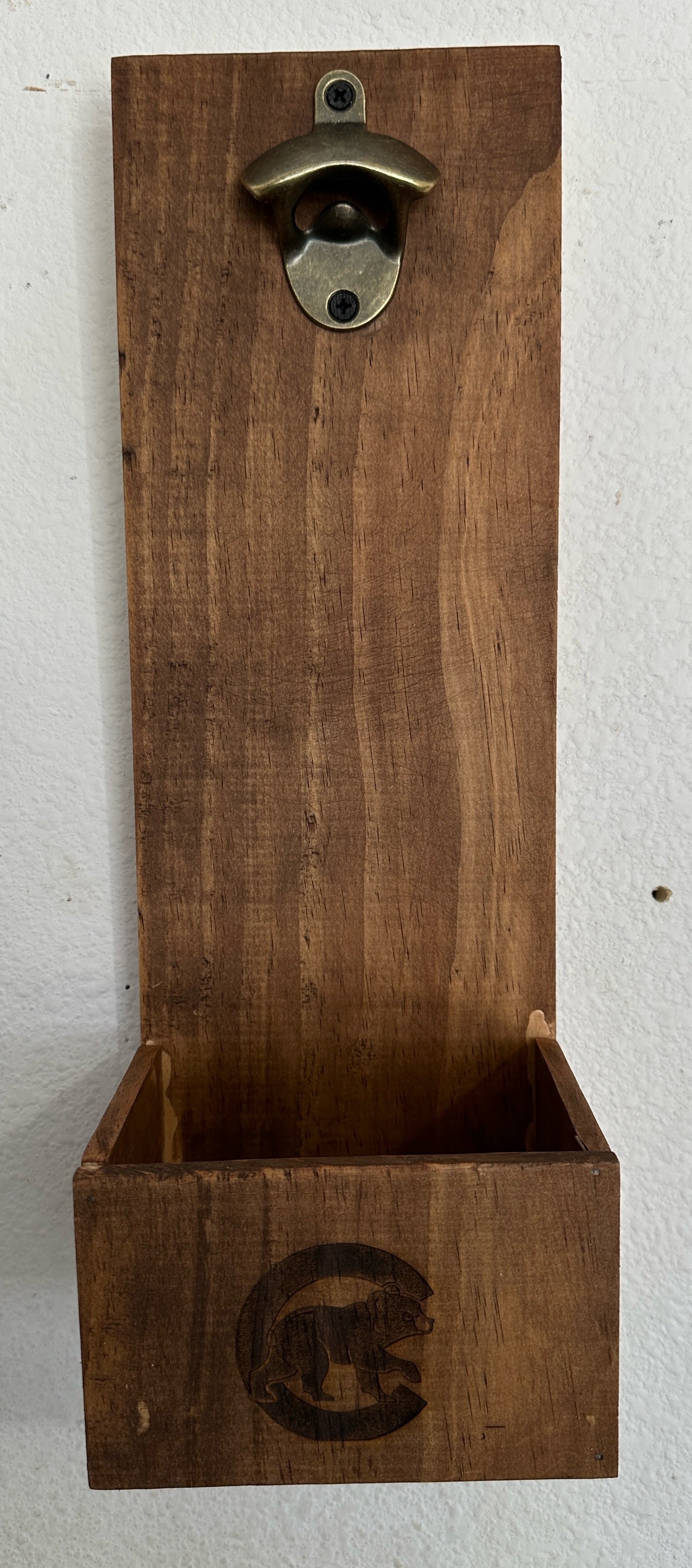 Rustic Handmade Wooden Bottle Opener
